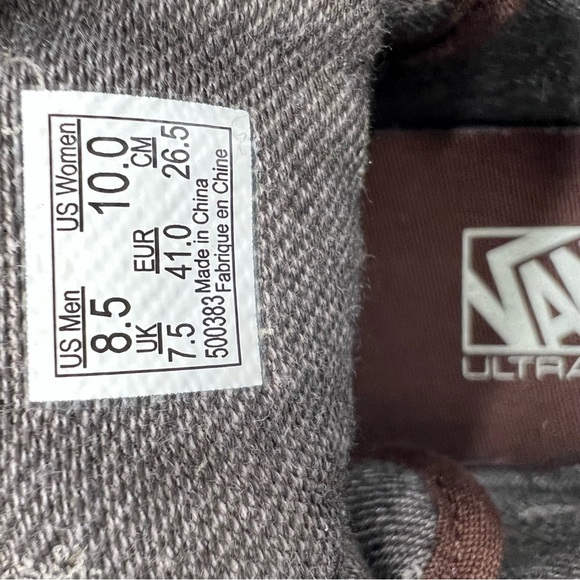 Vans Ultra Cush Leather High Top Sneakers - Picture 6 of 16